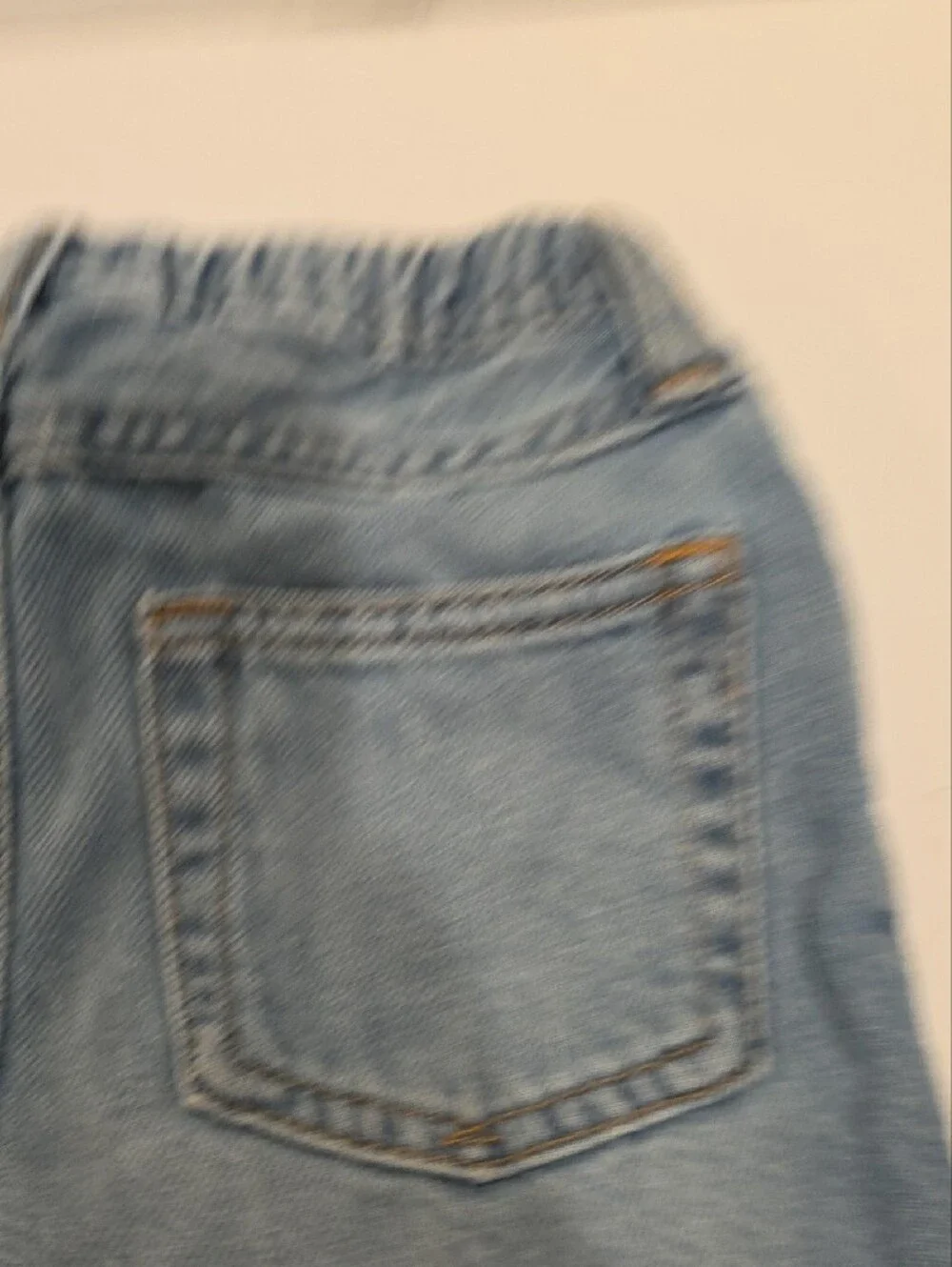 Kids Light Blue Denim Shorts with Drawstring Gap 18-24 Months